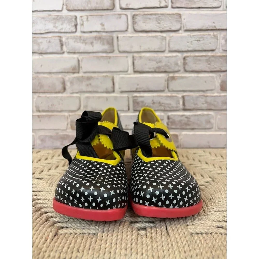 John Fluevog Clogs – Black/Dots, Size 9.5 – Brand New Condition - Picture 2 of 7